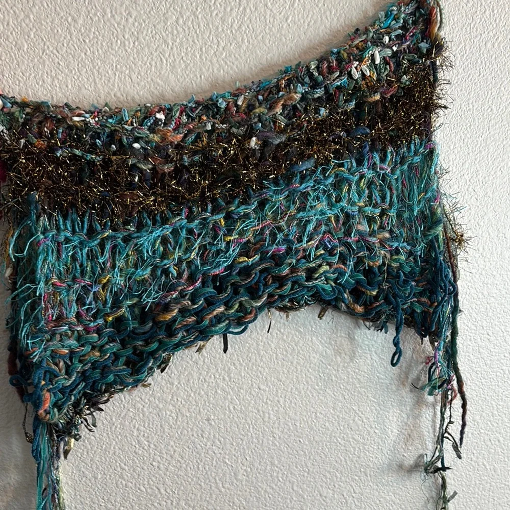 Crochet tube scarf
